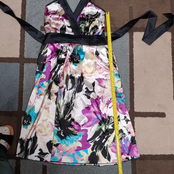 Dooney & Bourke Vintage Surplice Bust Cocktail Dress No Size Tag - Picture 13 of 13